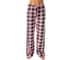 Womens Plaid Cotton Loose Ladies Pajama Pants Sleep Bottoms Lounge Wear 2