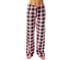 Womens Plaid Cotton Loose Ladies Pajama Pants Sleep Bottoms Lounge Wear 2