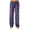 Womens Plaid Cotton Loose Ladies Pajama Pants Sleep Bottoms Lounge Wear 4