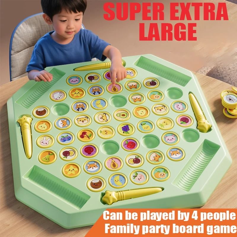 Animal Flip Chess Fun Memory Game Interactive Family Party Board Game 1