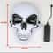 Halloween Adult Purification Mask LED Glowing Skull Terror Mask Cold Light 5