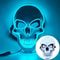 Halloween Adult Purification Mask LED Glowing Skull Terror Mask Cold Light 8