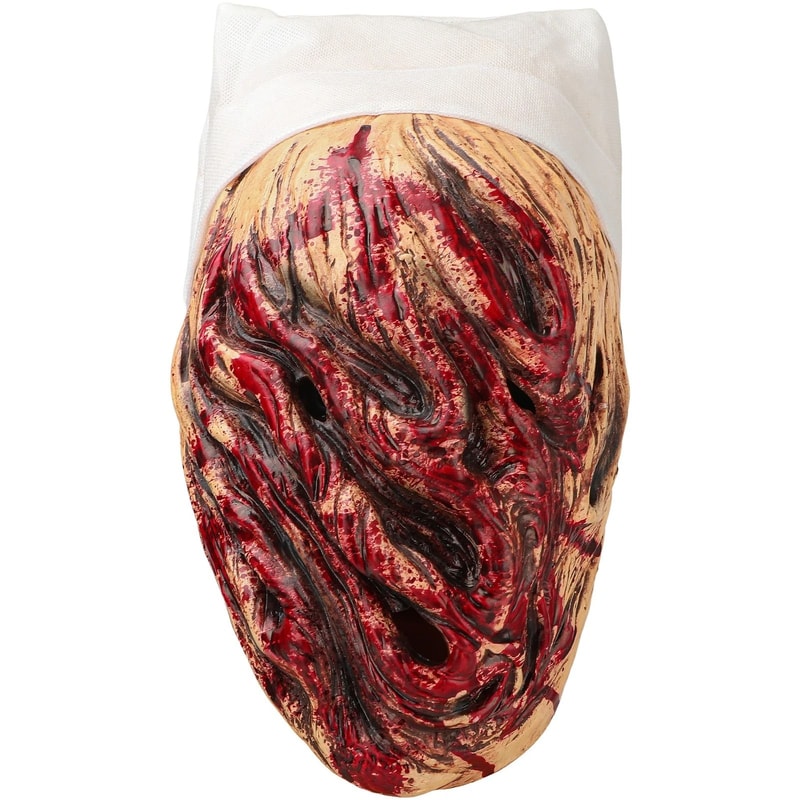 Terrifying Nurse Model Halloween Cosplay Mask Horror Role Play Costume 6