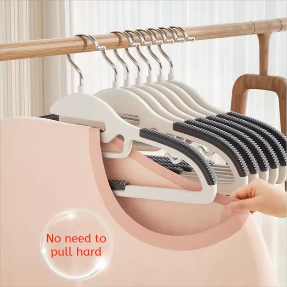 10Pcs Multifunctional Wet And Dry Household Hanger AntiSlip Wardrobe Organizer 3
