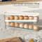 Double Layer Rolling Egg Storage Box Automatic Scrolling Refrigerator Dispenser 1