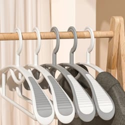 household non-slip hanger thick wide shoulder plastic drying rack