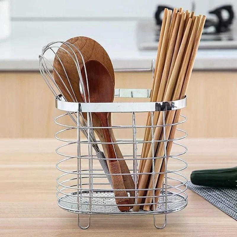 Suspension Household Stainless Steel Kitchen Cutlery Holder Drainer 2