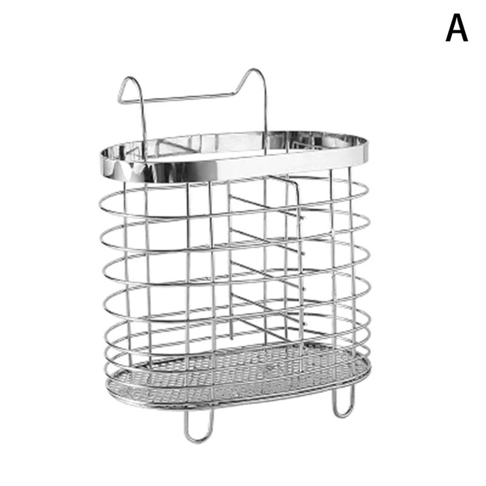 Suspension Household Stainless Steel Kitchen Cutlery Holder Drainer 7