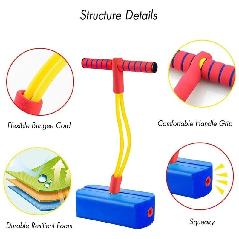 Foam Pogo Jumper For Kids Interactive Outdoor Toy Gift For Boys Girls 2