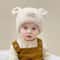 Winter Warm Baby Hat With Bear Ears Soft Plush Lining Cozy Headwear 1