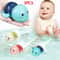 3PCS Baby Bath Toys Clockwork Swimming Turtle Water Playing Toy 0
