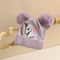 Cartoon Horse Knitted Winter Baby Hat Kids PomPom Ball Warm Bonnet 4