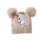Cartoon Horse Knitted Winter Baby Hat Kids PomPom Ball Warm Bonnet 7