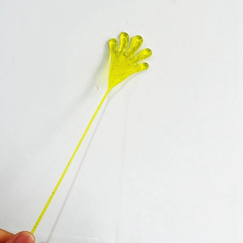 12PCS Glitter Sticky Hands Mini Stretchy Sensory Stress Relief Toys 5