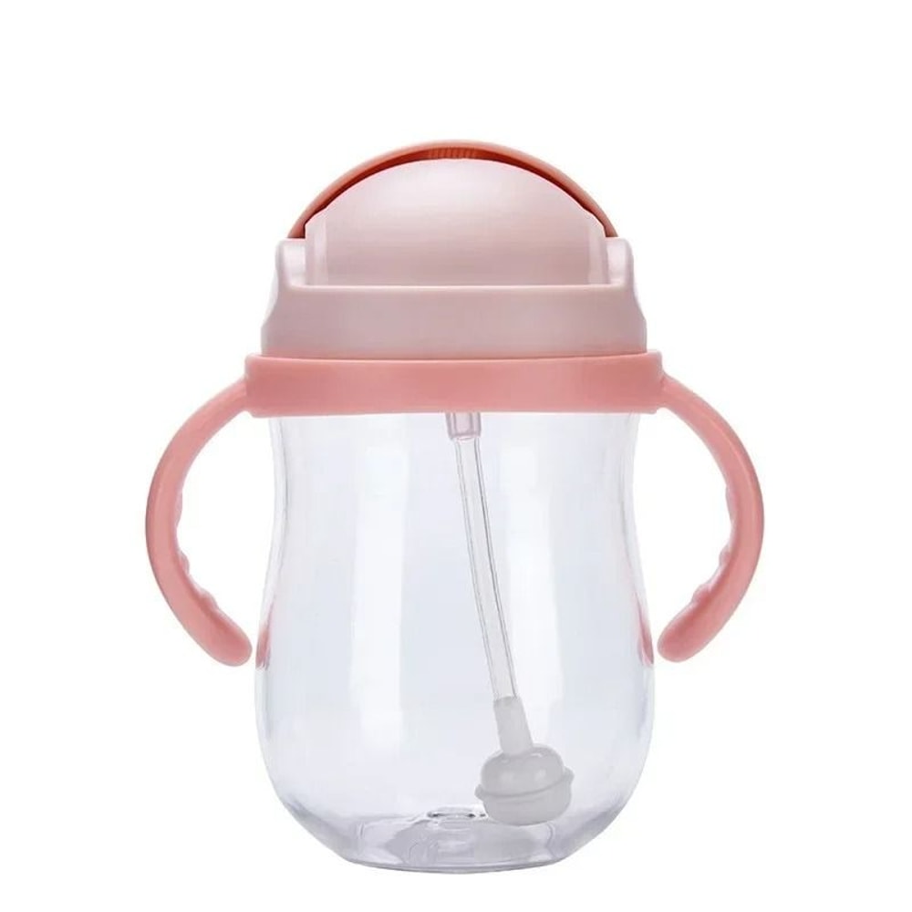 300ML Baby Feeding Bottle With Handle Controllable Flow Water Bottle 9