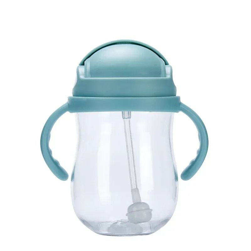 300ML Baby Feeding Bottle With Handle Controllable Flow Water Bottle 6