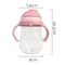 300ML Baby Feeding Bottle With Handle Controllable Flow Water Bottle 8