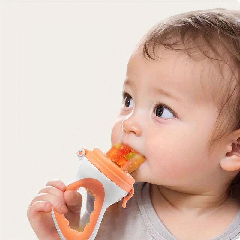 3pcs Baby Fruit Feeder Fresh Food Feeder Silicone Juice Feeding Utensils 0