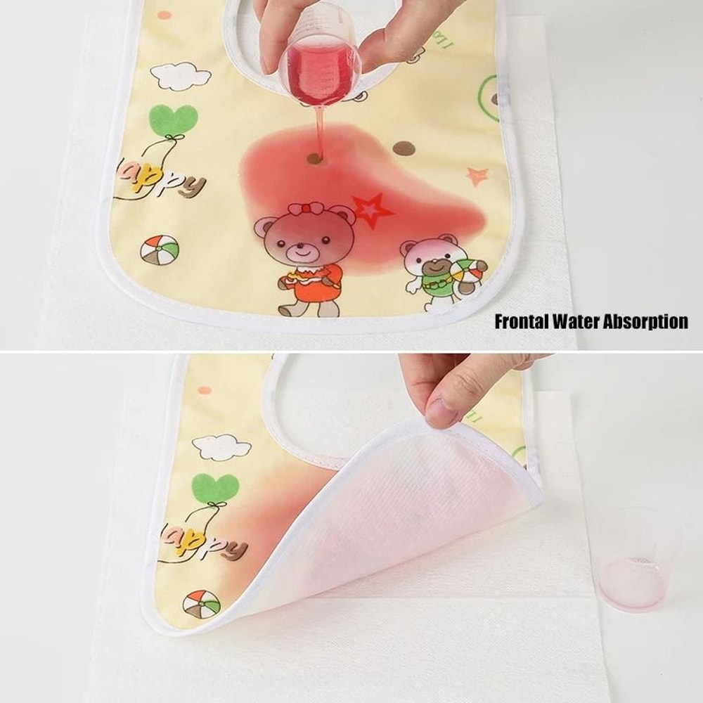 5PCS Baby Cotton Waterproof Feeding Bibs Toddler Scarf Accessories 4