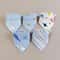 8PCS Baby Triangle Bibs Burp Cloths Double Layer Cotton Saliva Towels 3