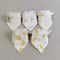 8PCS Baby Triangle Bibs Burp Cloths Double Layer Cotton Saliva Towels 4