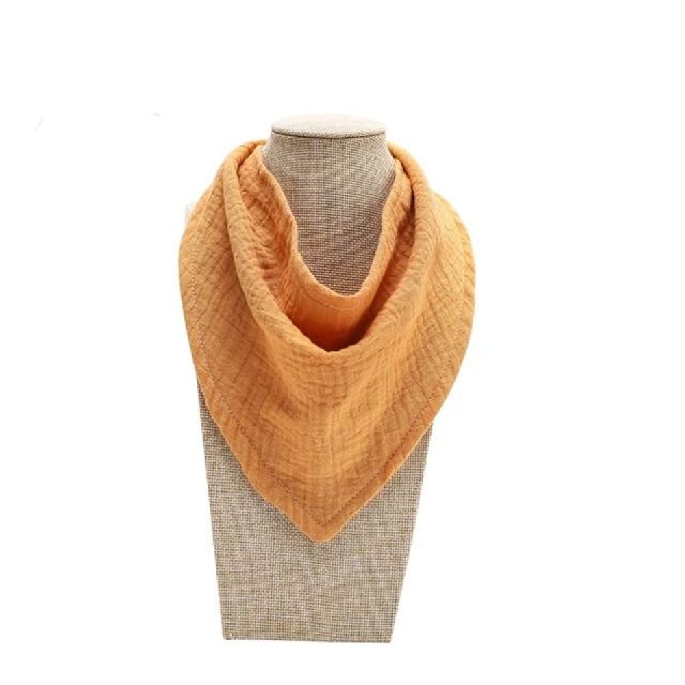 Muslin Cotton Baby Bib Beech Wood Animal Teether Saliva Towel 27