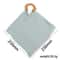 Muslin Cotton Baby Bib Beech Wood Animal Teether Saliva Towel 16
