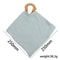 Muslin Cotton Baby Bib Beech Wood Animal Teether Saliva Towel 16
