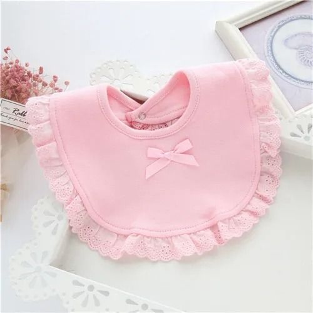 Lawadka Princess Lace Bow 100 Cotton Baby Bibs Saliva Towels 11