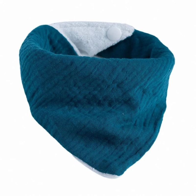 Baby Infant Cotton Terry Absorbent Triangle Scarf Feeding Saliva Towel 5