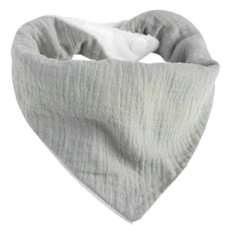 Baby Infant Cotton Terry Absorbent Triangle Scarf Feeding Saliva Towel 6