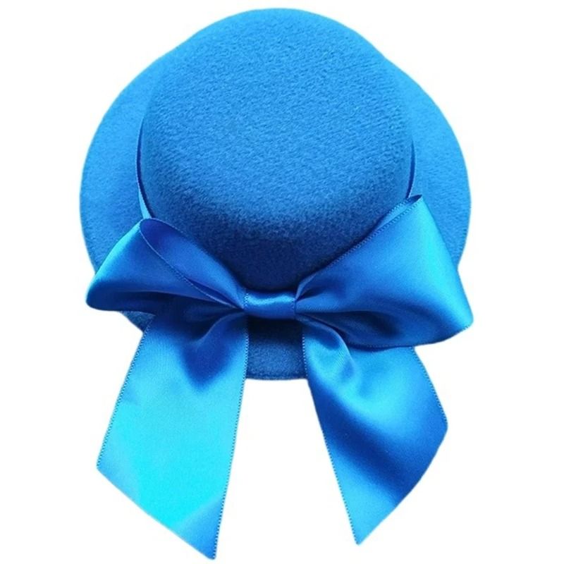 Elegant Small Hat Hair Clip Lady Party Fascinator Wedding Hairpin 11