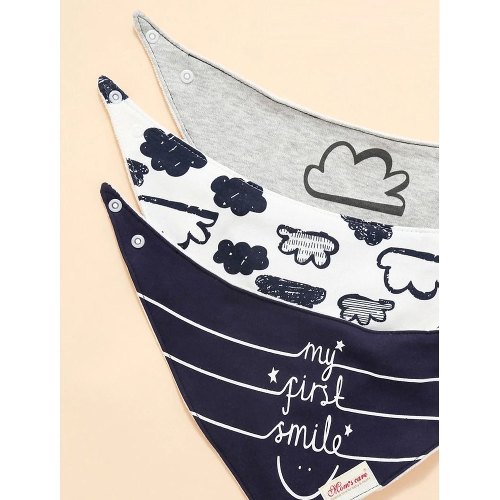 3Piece Baby Saliva Towel Triangle Bandana Bib Set For Boys Girls 2