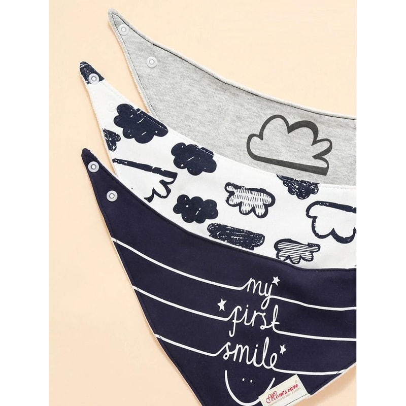 3Piece Baby Saliva Towel Triangle Bandana Bib Set For Boys Girls 2