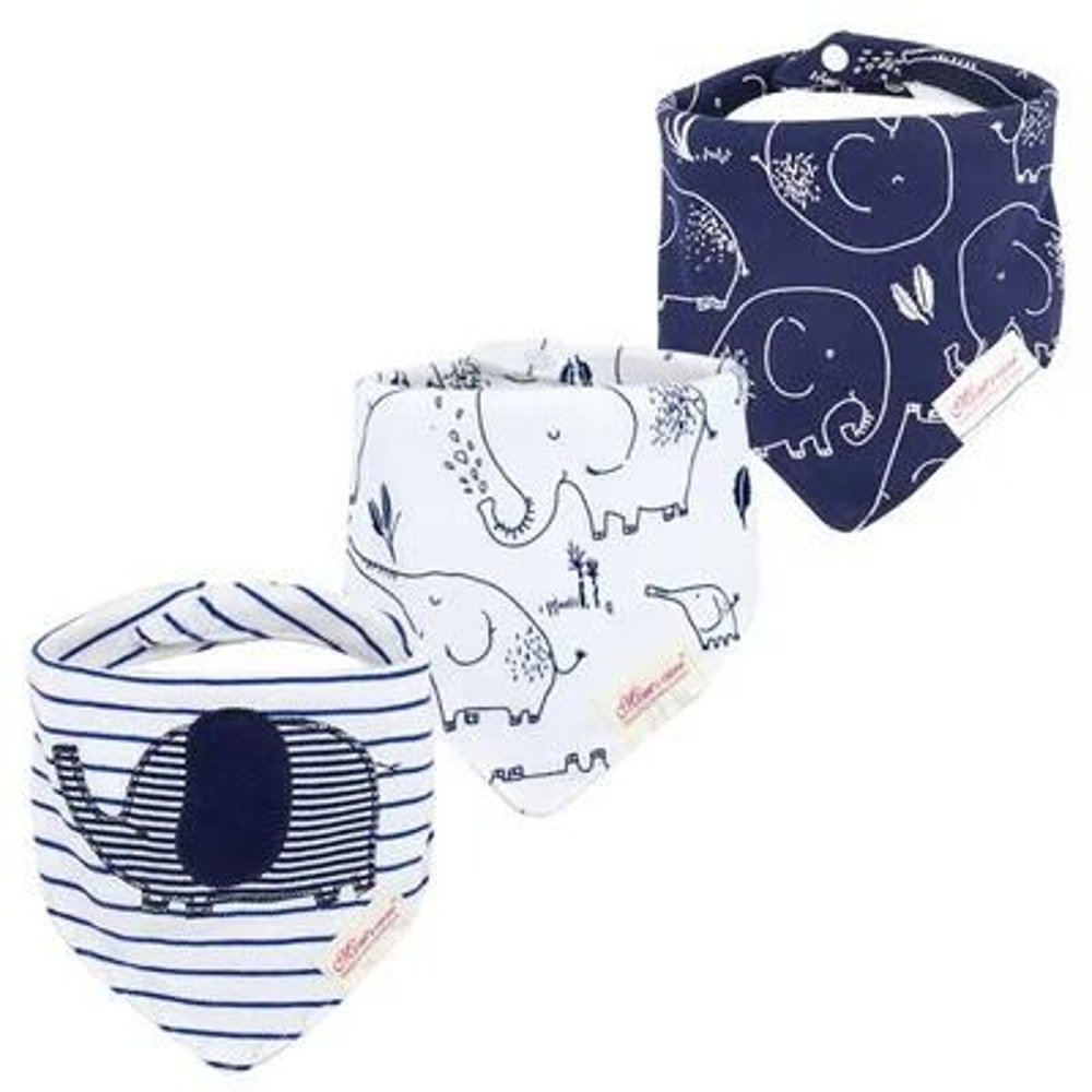 3Piece Baby Saliva Towel Triangle Bandana Bib Set For Boys Girls 24