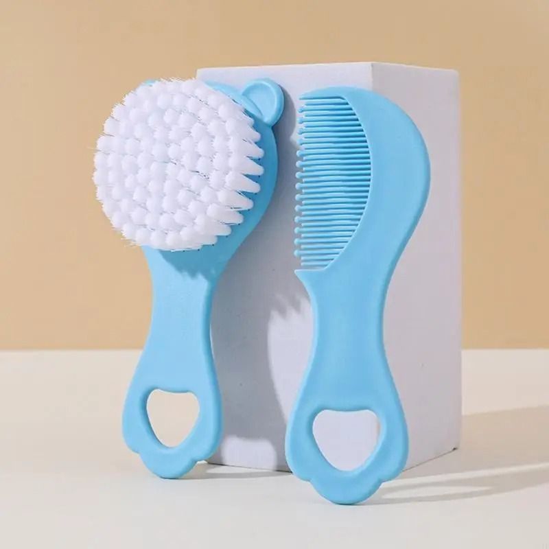 Brush Comb Set For Newborn Scalp Cradle Hair Care For Delicate Skin 1