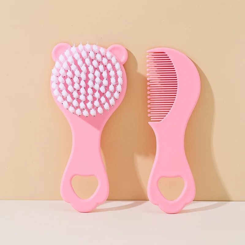 Brush Comb Set For Newborn Scalp Cradle Hair Care For Delicate Skin 7