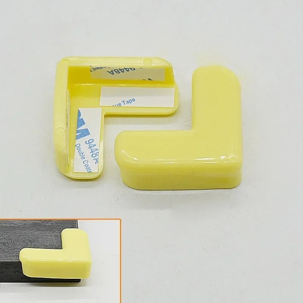 4Pcs Baby Safety LShape Transparent Table Corner Guards Furniture Protectors 11