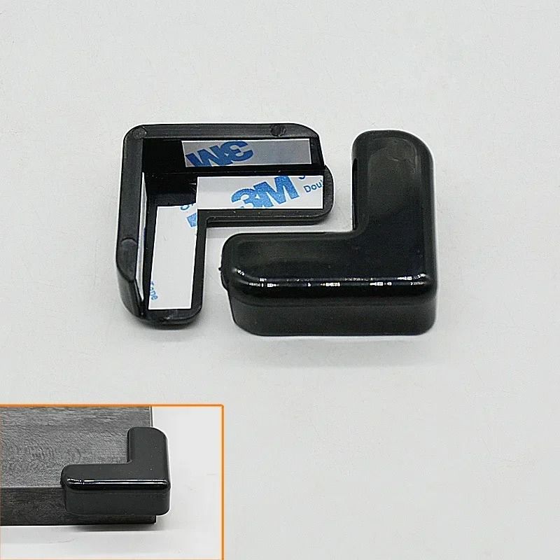 4Pcs Baby Safety LShape Transparent Table Corner Guards Furniture Protectors 8