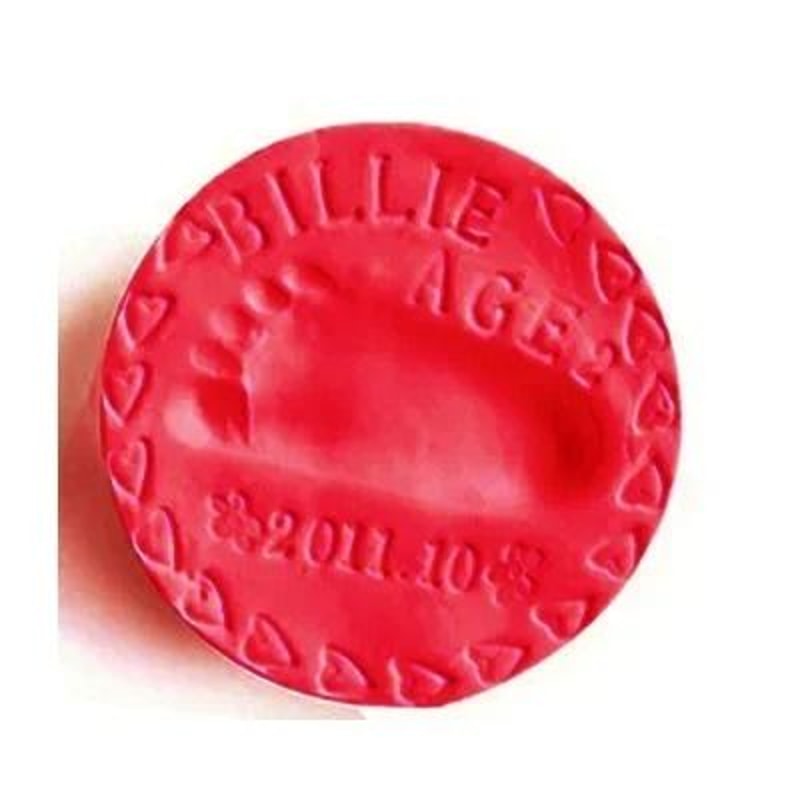 Newborn Hand Footprint Maker DIY AirDrying Inkpad Souvenir Clay 11