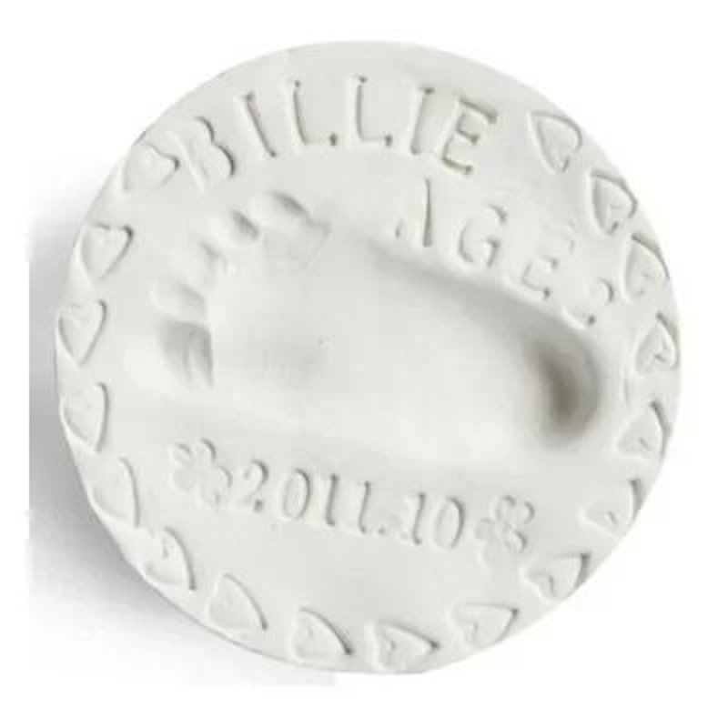 Newborn Hand Footprint Maker DIY AirDrying Inkpad Souvenir Clay 12