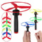 Kids Pull String Flying Disc Propeller Helicopter Outdoor Fun Game Toy 1