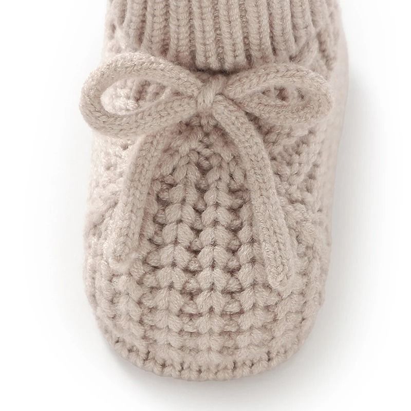 Knitted SoftSoled AntiSlip Baby Booties First Walker Crib Shoes 2