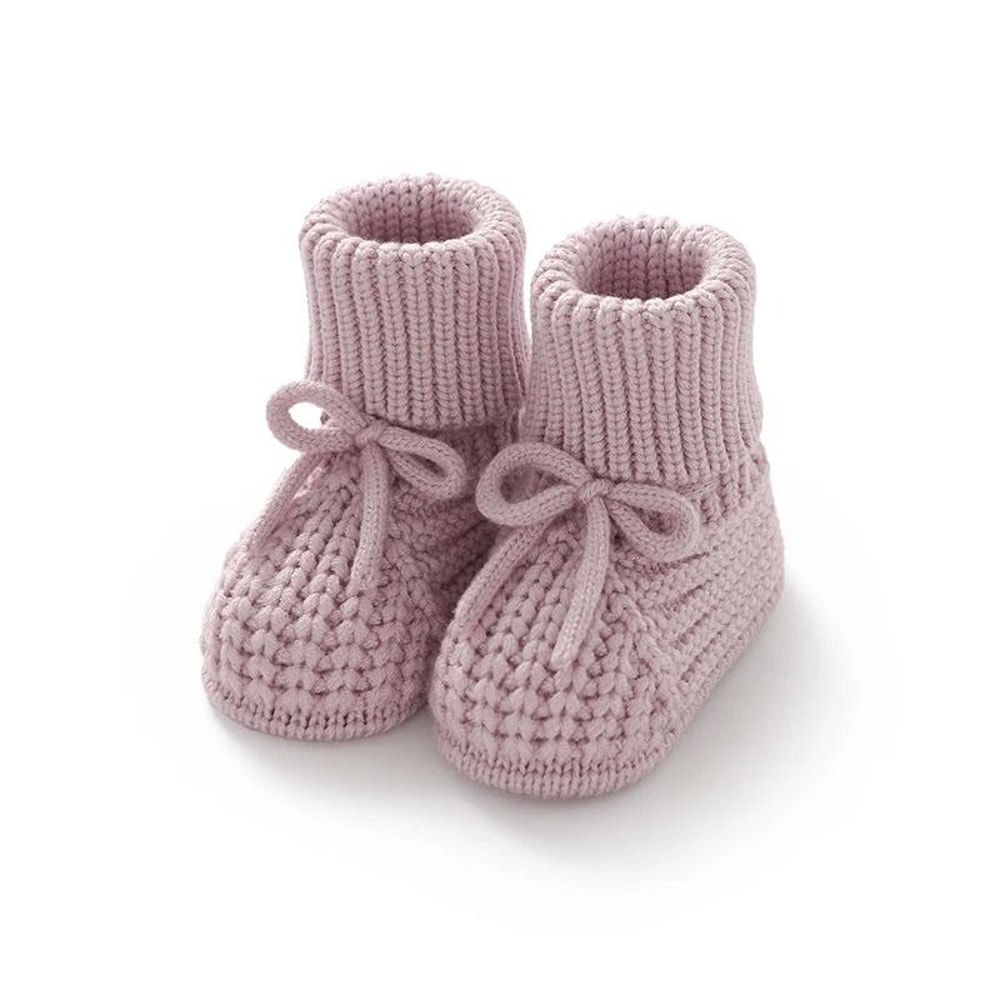 Knitted SoftSoled AntiSlip Baby Booties First Walker Crib Shoes 8