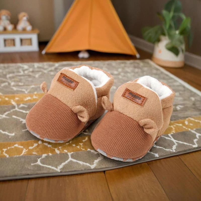 Warm Infant Toddler Crib Snow Boots Soft AntiSlip Newborn Slipper Shoes 3