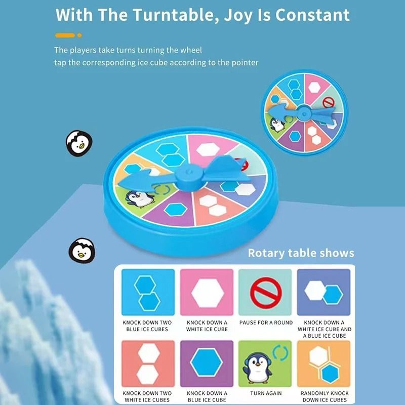Mini IceBreaking Penguin Game Desktop Interactive ParentChild Toy 1