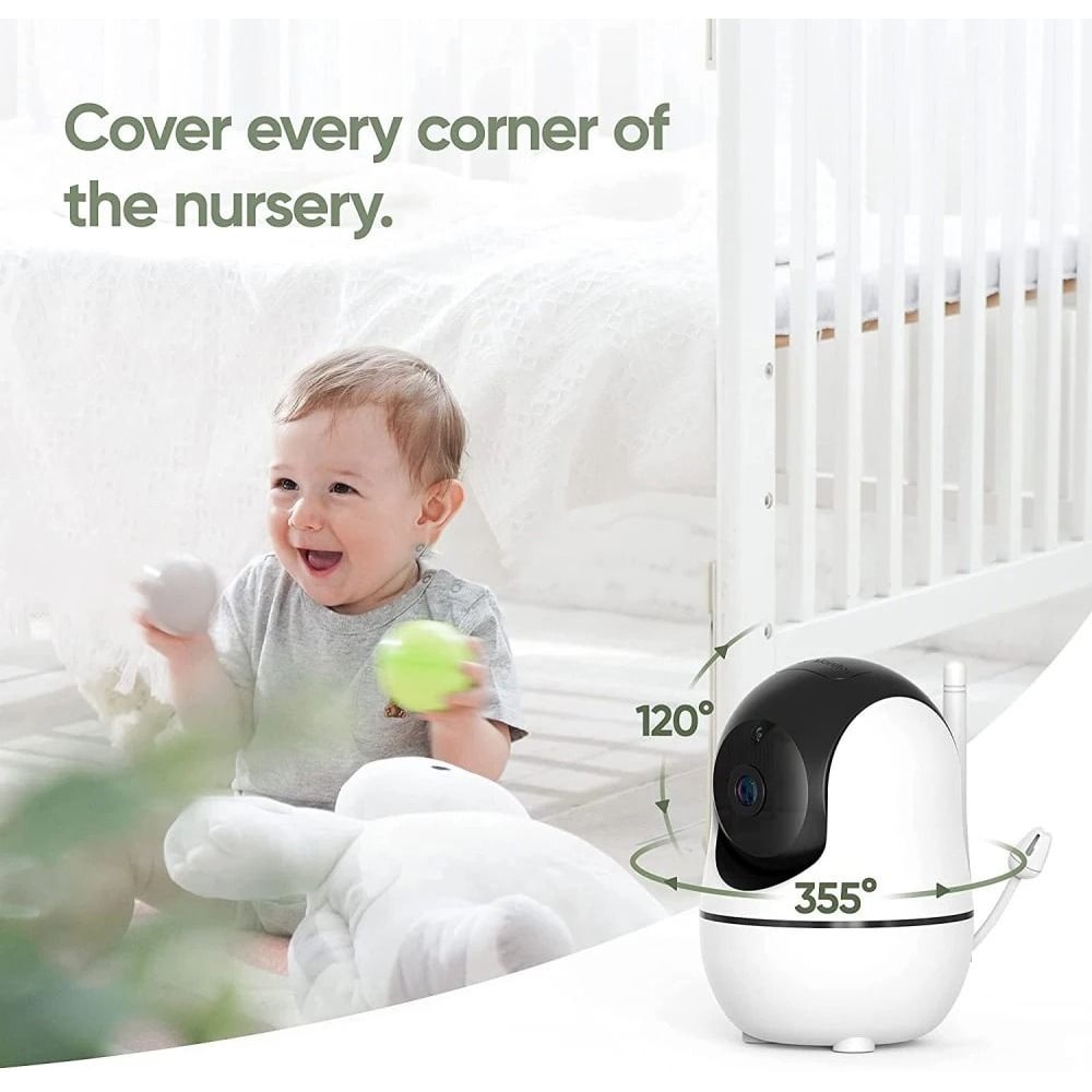 SM50 Video Baby Monitor Expansion Camera 4x Zoom PTZ Temperature Sensor 1