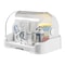 Portable Baby Bottle Storage Box With Lid Removable Drip Drying Rack 3