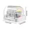 Portable Baby Bottle Storage Box With Lid Removable Drip Drying Rack 7