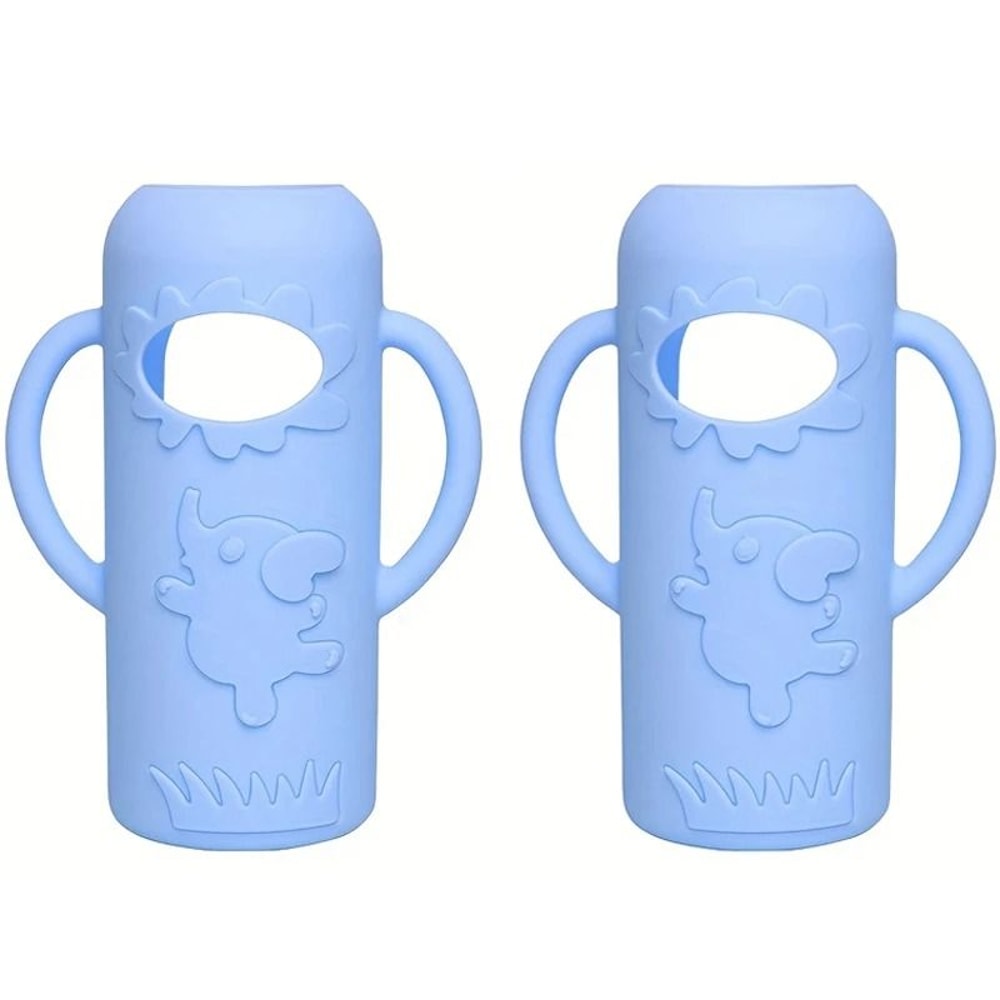 Elephant Silicone Bottle Handle Sleeve For 8oz240ml NarrowNeck Bottles 10